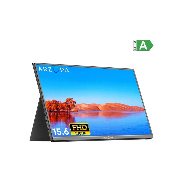 Преносим монитор Arzopa A1T, 15.6" Full HD IPS 60Hz Touch Screen - ARZOPA-A1T - 1