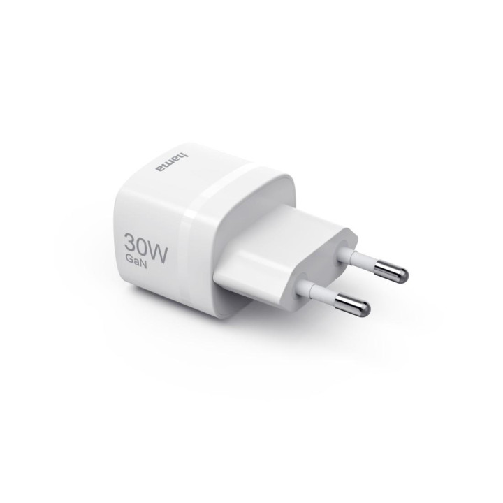 Зарядно устройство HAMA, 30W, GaN, USB-C, PD/Qualcomm, Zero Standby, бяло - HAMA-201964 - 5