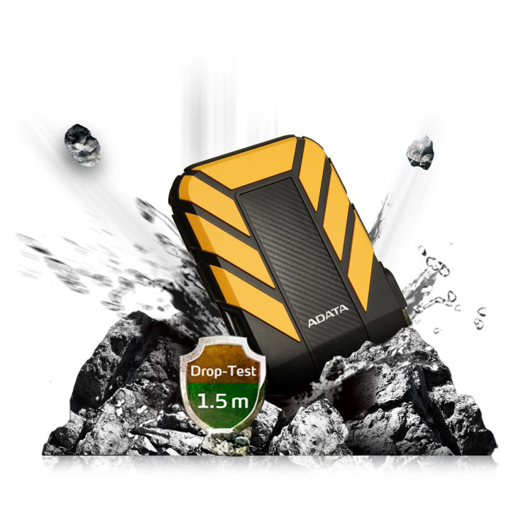 Външен HDD ADATA HD710P, 2TB USB 3.1 2.5" Yellow - AHD710P-2TU31-CYL - 4
