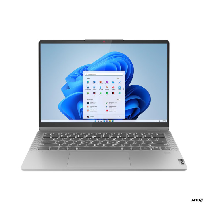 Лаптоп Lenovo IdeaPad Flex 5 14ABR8, 14" WUXGA IPS Touch, Ryzen 5 7530U, 16GB LPDDR4X, 1TB SSD, Windows 11 Home - 82XX004LBM - 4
