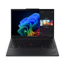 Лаптоп Lenovo ThinkPad T14 Gen 6, 14" WUXGA IPS, Intel Core Ultra 7 258V, 32GB LPDDR5X, 512GB SSD, Windows 11 Pro - 21QG001GBM -