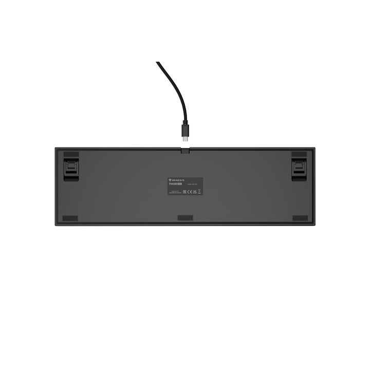 Механична геймърска клавиатура Genesis Thor 404, RGB подсветка, Gateron Yellow Pro, US Layout - NKG-2297 - 6