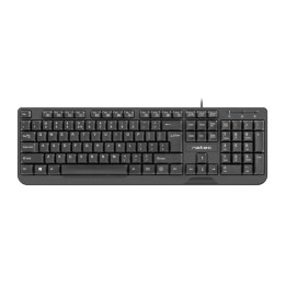 Клавиатура Natec Trout, US Layout, Slim, Черна - NKL-0967 - 1