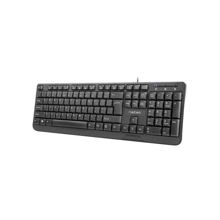 Клавиатура Natec Trout, US Layout, Slim, Черна - NKL-0967 - 6