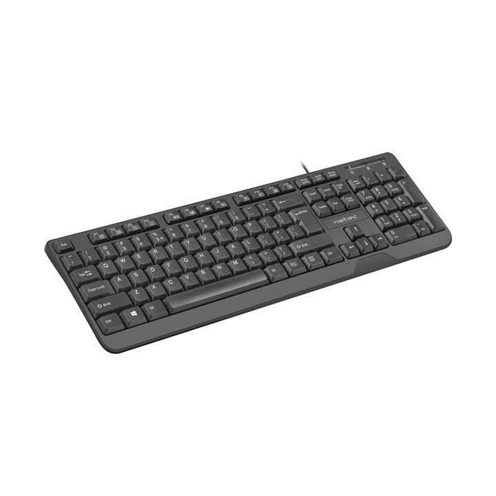 Клавиатура Natec Trout, US Layout, Slim, Черна - NKL-0967 - 7