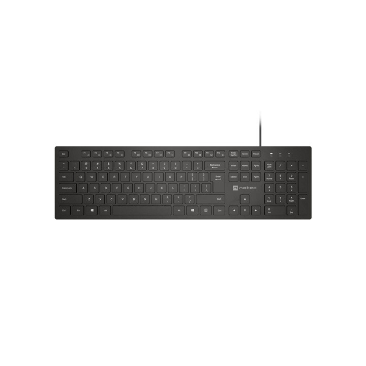 Клавиатура Natec Herring, US layout, Black, Slim - NKL-2341 - 1