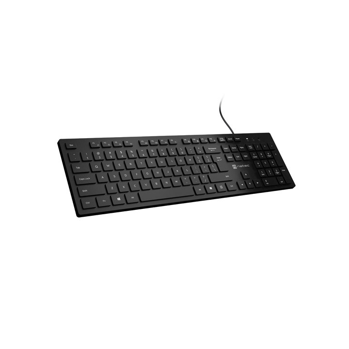 Клавиатура Natec Herring, US layout, Black, Slim - NKL-2341 - 4