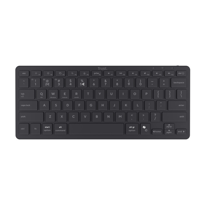 Безжична Bluetooth клавиатура TRUST Nado II Multidevice US - 25730 - 1