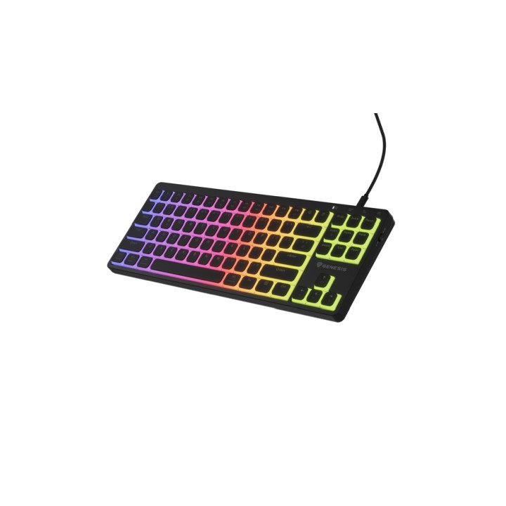 Механична геймърска клавиатура Genesis Thor 430 TKL, RGB Outemu Pink Silent, Hot Swap, US Layout, Black - NKG-2345 - 2