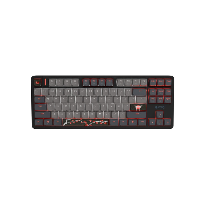 Механична геймърска клавиатура FURY Gaming Keyboard Kanabo K6, US layout, RGB подсветка - NFU-2364 - 1