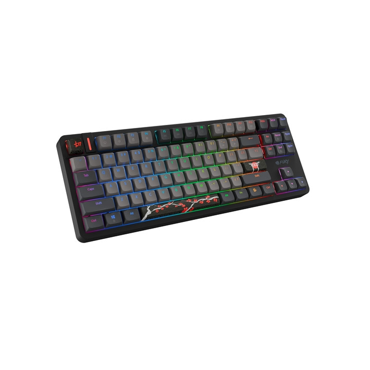 Механична геймърска клавиатура FURY Gaming Keyboard Kanabo K6, US layout, RGB подсветка - NFU-2364 - 2