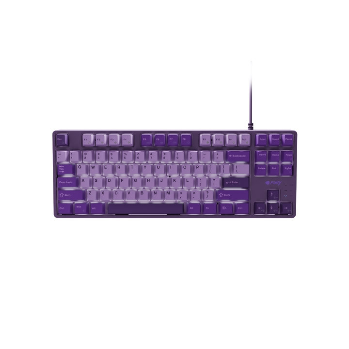 Механична клавиатура FURY Gaming Keyboard Kanabo K2, US layout, бяла подсветка - NFU-2351 - 1