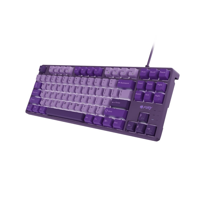Механична клавиатура FURY Gaming Keyboard Kanabo K2, US layout, бяла подсветка - NFU-2351 - 3