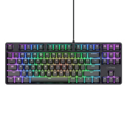 Геймърска клавиатура TRUST GXT864 Cada TKL, RGB подсветка, US layout - 25724 - 1