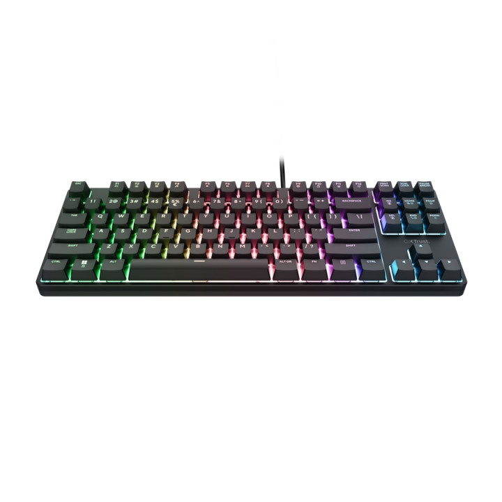 Геймърска клавиатура TRUST GXT864 Cada TKL, RGB подсветка, US layout - 25724 - 3