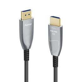 HDMI кабел HAMA, оптичен, 8K, 48Gbit/s, 10м - HAMA-202035 - 1