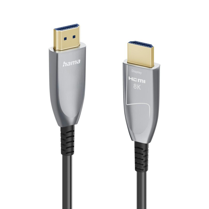 HDMI кабел HAMA, оптичен, 8K, 48Gbit/s, 10м - HAMA-202035 - 1