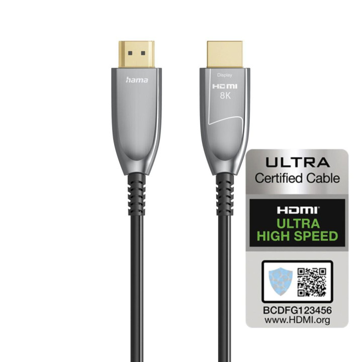 HDMI кабел HAMA, оптичен, 8K, 48Gbit/s, 10м - HAMA-202035 - 3