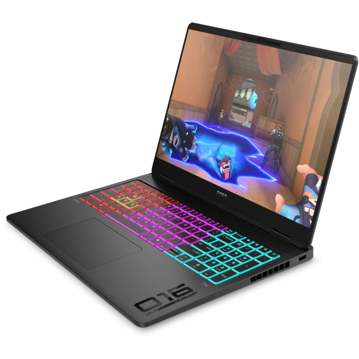 Лаптоп HP OMEN 16-xf1000, 16" WQXGA 240Hz, Ryzen AI 7 350, RTX 5060 8GB, 32GB DDR5, 1TB SSD, FreeDOS - C2AA8EA#ABB - 3
