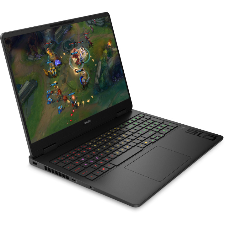 Лаптоп HP OMEN, 16" WQXGA (2K) 144Hz, AMD Ryzen AI 5 340, RTX 5050 8GB, 16GB DDR5, 1TB SSD, FreeDOS - C5BE1EA#ABB - 2