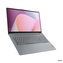 Лаптоп Lenovo IdeaPad Slim 3 15ABR8, 15.6" Full HD IPS, Ryzen 7 5825U, 16GB DDR4, 512GB SSD, Free OS - 82XM0194BM - 1