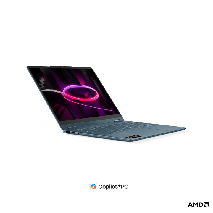 Лаптоп Lenovo Yoga 7 2-in-1 14AGP11, 14" WUXGA OLED Touch, Ryzen AI 7 445, 24GB LPDDR5X, 1TB SSD, Windows 11 Home - 83TD001LBM -