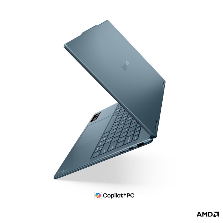 Лаптоп Lenovo Yoga 7 2-in-1 14AGP11, 14" WUXGA OLED Touch, Ryzen AI 7 445, 24GB LPDDR5X, 1TB SSD, Windows 11 Home - 83TD001LBM -