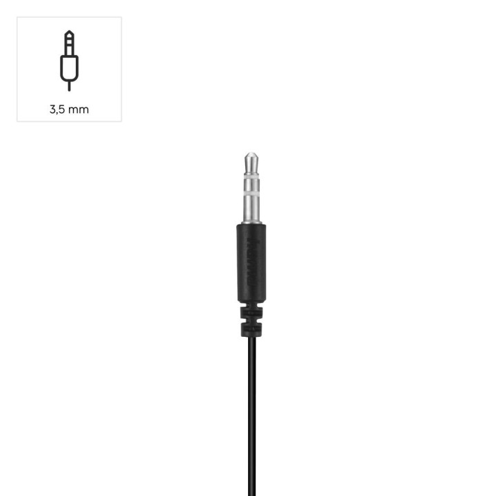 Слушалки HAMA Gloss II, In-Ear, 3.5mm жак, черни - HAMA-221789 - 3