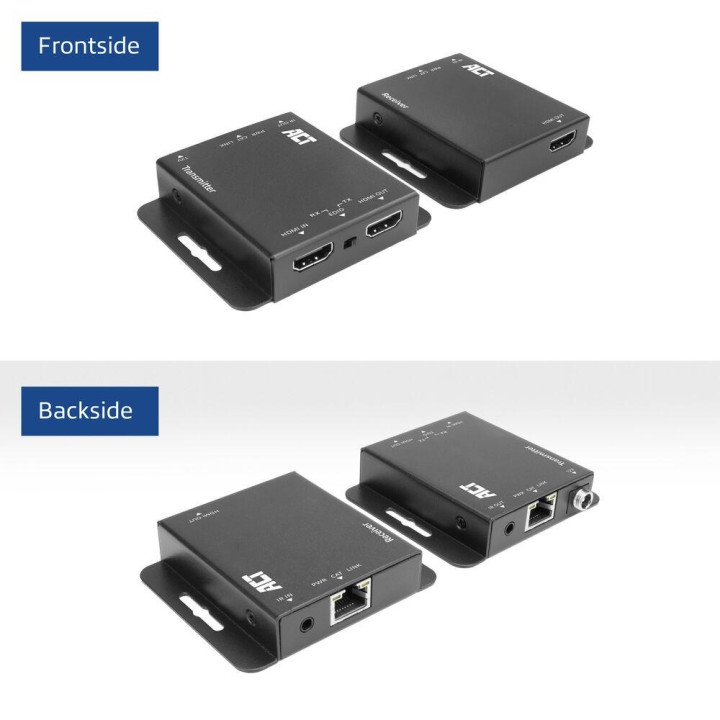 HDMI Extender ACT AC7801, 4K усилвател до 40м по UTP - AC7801 - 2
