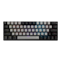 Геймърска механична клавиатура White Shark WAKIZASHI 2, 60%, Red Switches, RGB подсветка, USB Type-C - WAKIZASHI-2-US-G-B-RED.SW