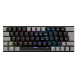 Механична геймърска клавиатура White Shark Wakizashi 2, 60%, Blue Switches, RGB подсветка, US Layout - WAKIZASHI-2-US-B-G-BLUE.S