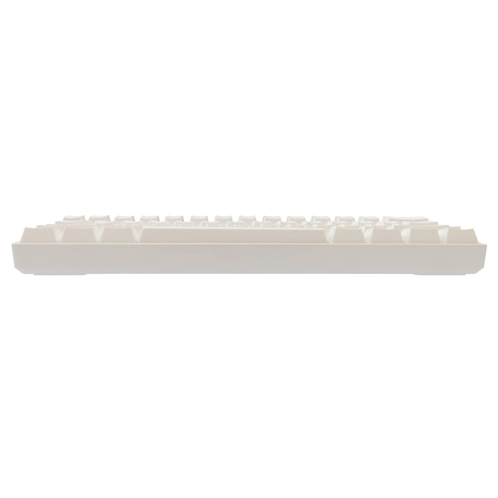 Геймърска механична клавиатура White Shark SHINOBI 2, 60%, YUSYA 5P Red Switches, Hot Swap, RGB, Бяла - SHINOBI-2-W-US-RED.SW - 