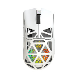 Безжична геймърска мишка White Shark MORIEN, 12000dpi, 1000Hz, Bluetooth, RGB подсветка - MORIEN-W - 1