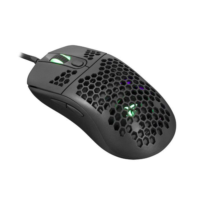 Безжична геймърска мишка White Shark GALAHAD, 7200dpi, 1000Hz, RGB подсветка - GALAHAD-B - 2