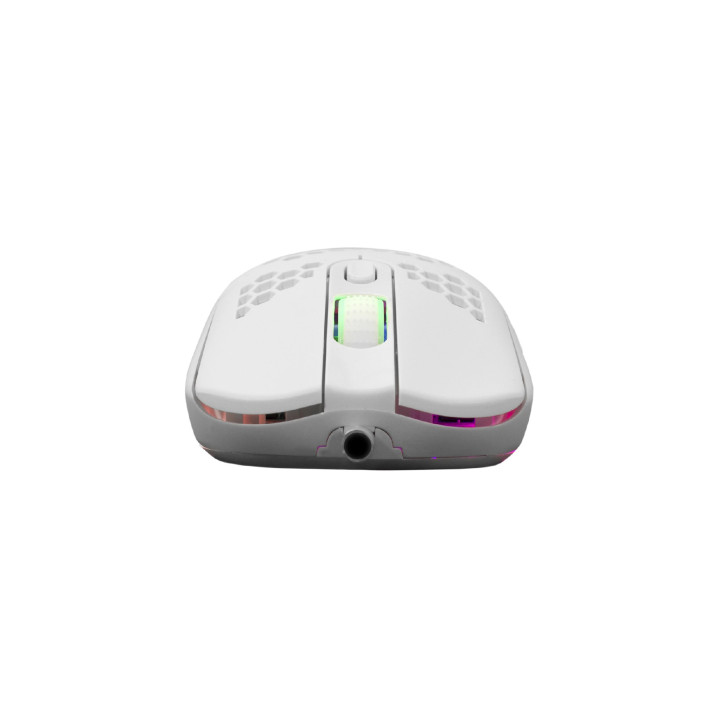 Безжична геймърска мишка White Shark Galahad, 7200dpi, RGB подсветка, бяла - GALAHAD-W - 5