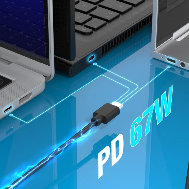 Зарядно j5create 67W GaN PD USB-C Mini Charger с 4.5mm DC конвертори - JUP1565DCE3A-EN - 4