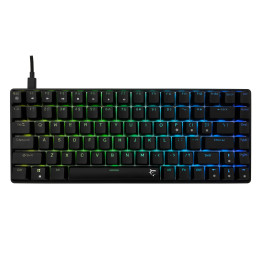 Геймърска механична клавиатура White Shark HAMACHI, 75%, YUSYA Blue Switches, Hot-swap, RGB подсветка, 84 клавиша - HAMACHI-B-US