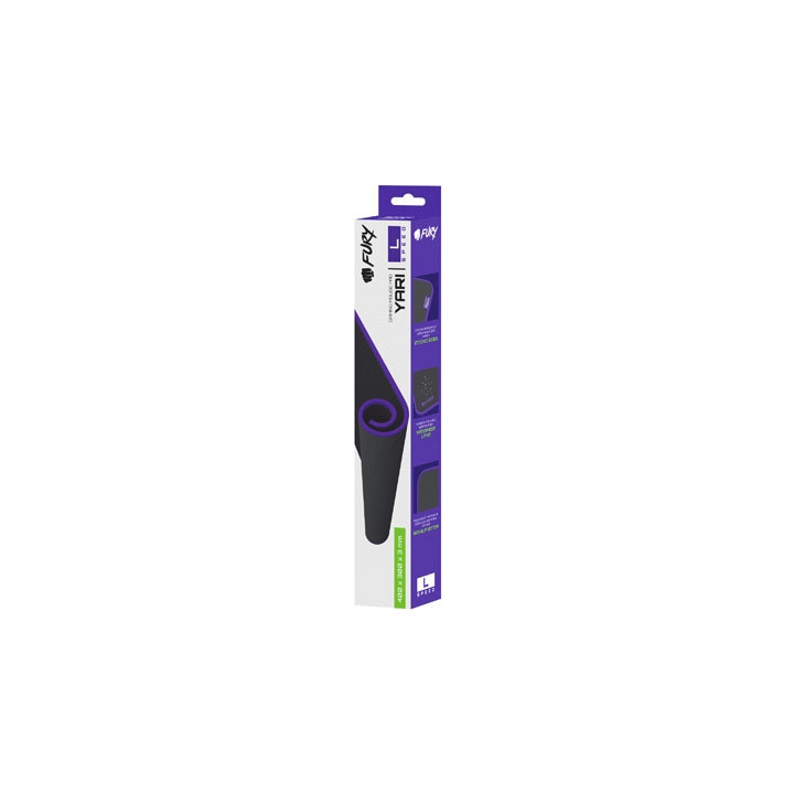 Подложка за мишка Fury Yari Speed L, 400x300mm, Black - NFU-2259 - 5