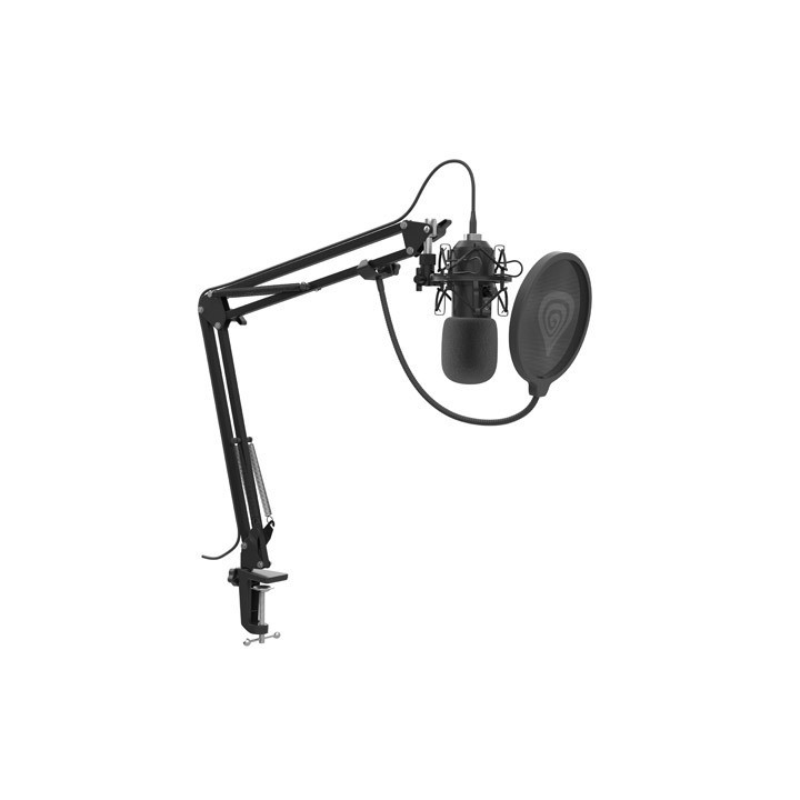 Микрофон Genesis Radium 400 G2 Studio, USB, кардиоиден, с рамо и поп филтър - NGM-2285 - 1