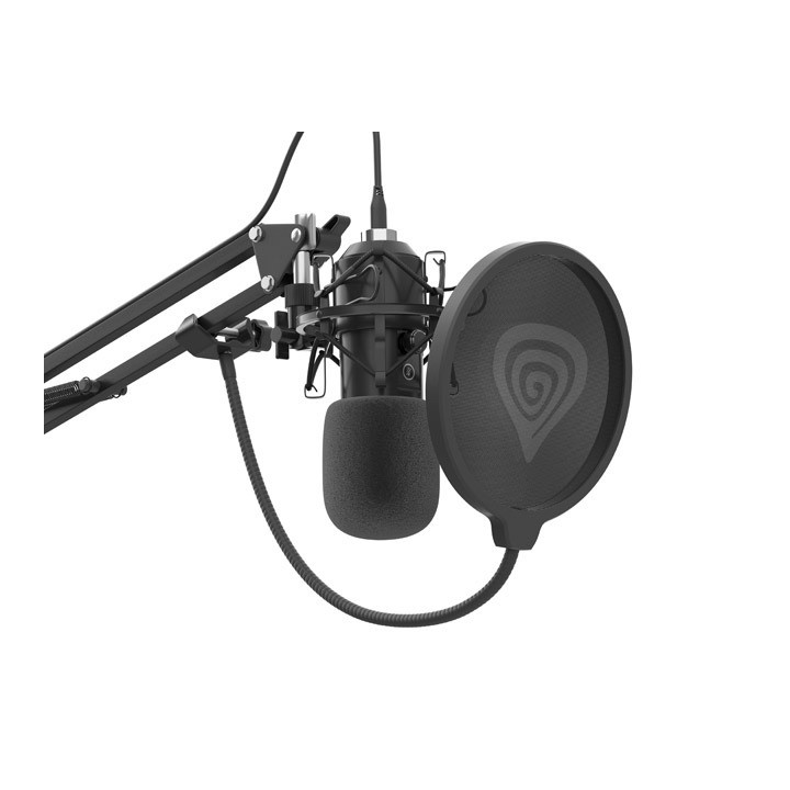 Микрофон Genesis Radium 400 G2 Studio, USB, кардиоиден, с рамо и поп филтър - NGM-2285 - 4