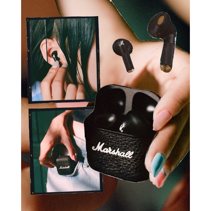 Безжични слушалки Marshall Minor IV, True Wireless, Bluetooth, IPX4, Черни - M1006653 - 5