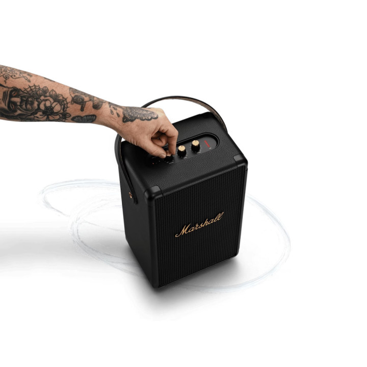 Безжична колонка Marshall TUFTON, Black & Brass - 1005924 - 4