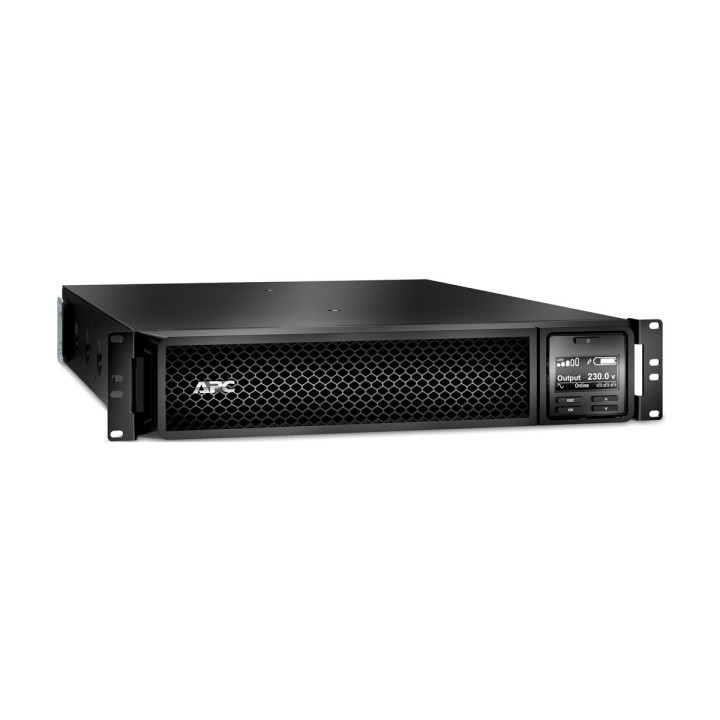 Токозахранващо устройство APC Smart-UPS SRT 1000VA RM, rack-mountable 2U, 1000W/1000VA, On-line, 6x IEC C13 - SRT1000RMXLI - 1