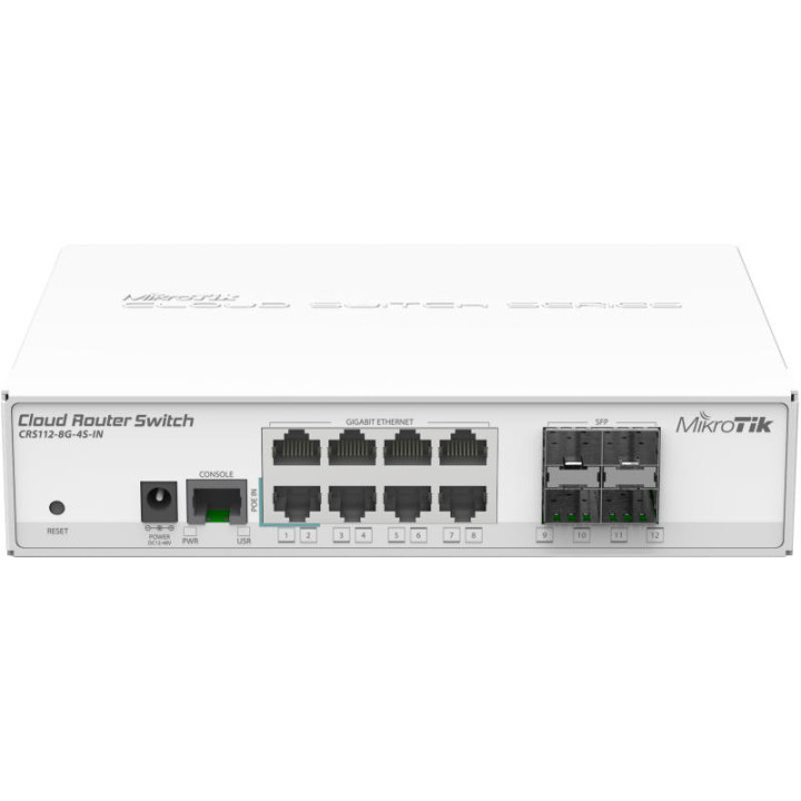 Cloud Router Switch Mikrotik CRS112-8G-4S-IN 8 port
