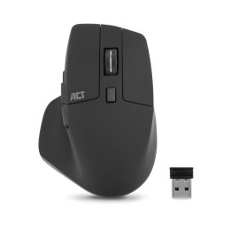 Безжична ергономична мишка ACT AC5146, безшумна, 2400 DPI, Bluetooth и USB-A приемник - 1