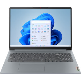 Лаптоп Lenovo IdeaPad Slim 3 15AMN8, 15.6" Full HD TN, Ryzen 3 7330U, 16GB LPDDR5, 512GB SSD, Free OS - 82XQ01N6BM - 1