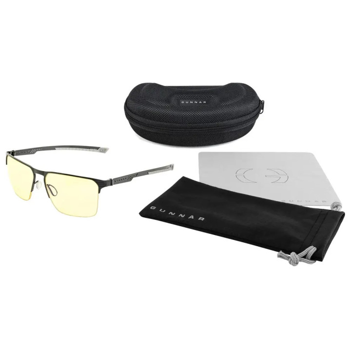 Компютърни очила GUNNAR Echo Onyx, Amber лещи, UV и синя светлина защита - ECH-00101 - 8