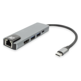 USB-C докинг станция ACT AC7091 HDMI 4K | Ion Computers