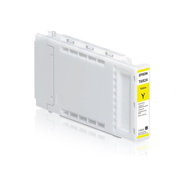 Касета с мастило Epson UltraChrome XD, Yellow, 110ml - C13T69240N - 1