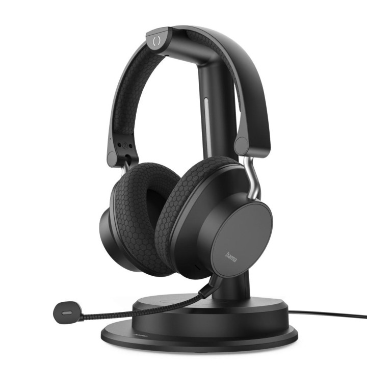 Безжични слушалки HAMA BT-900, Bluetooth, Multipoint, ENC, зарядна станция, черни - HAMA-139940 - 8